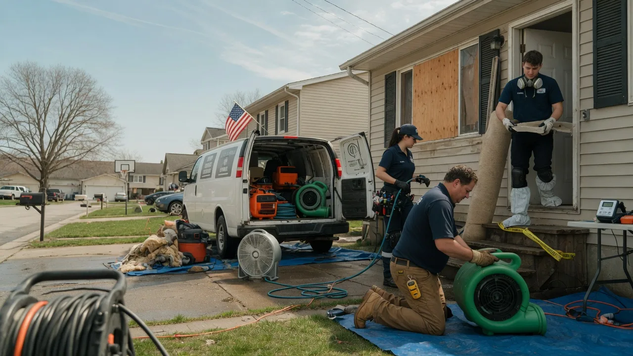 Water Damage Restoration in Lane, IL near me